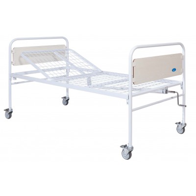  Jasmin Χειροκίνητο Μονόσπαστο Νοσοκομειακό Κρεβάτι με Ρόδες