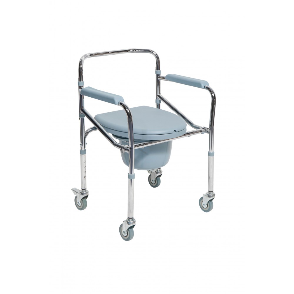 Τουαλέτα Πτυσσόμενη Τροχήλατη Βοηθήματα Μπάνιου 