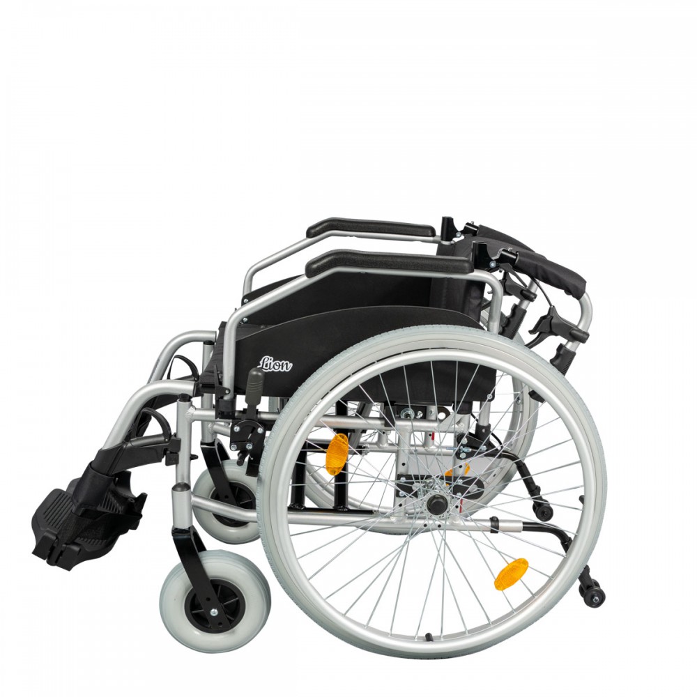Αναπηρικό Αμαξίδιο ελαφρού τύπου με φρένα συνοδού ALU IV "Lion"